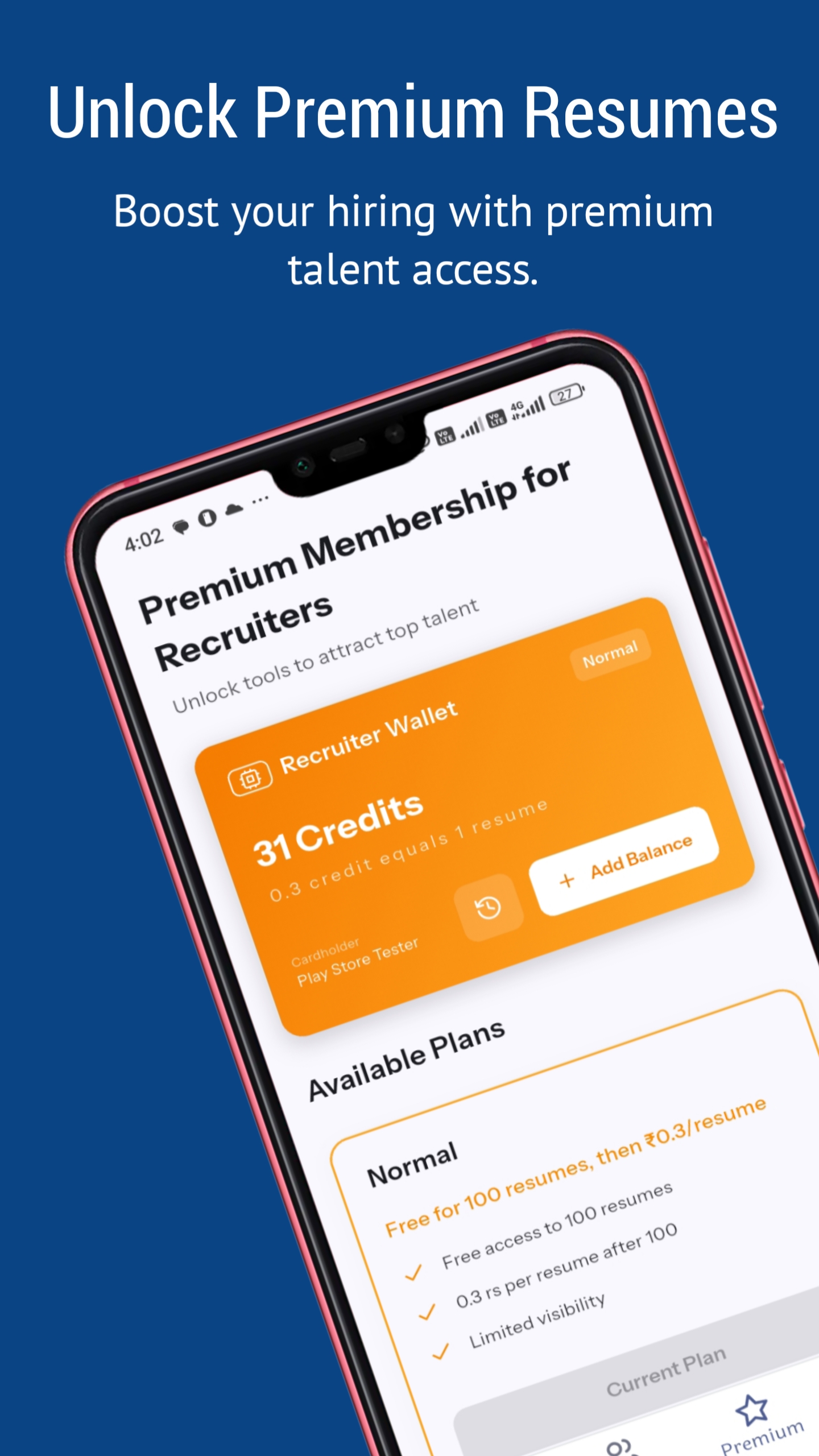 BJT Works App - Recruiter Premium Talent Access